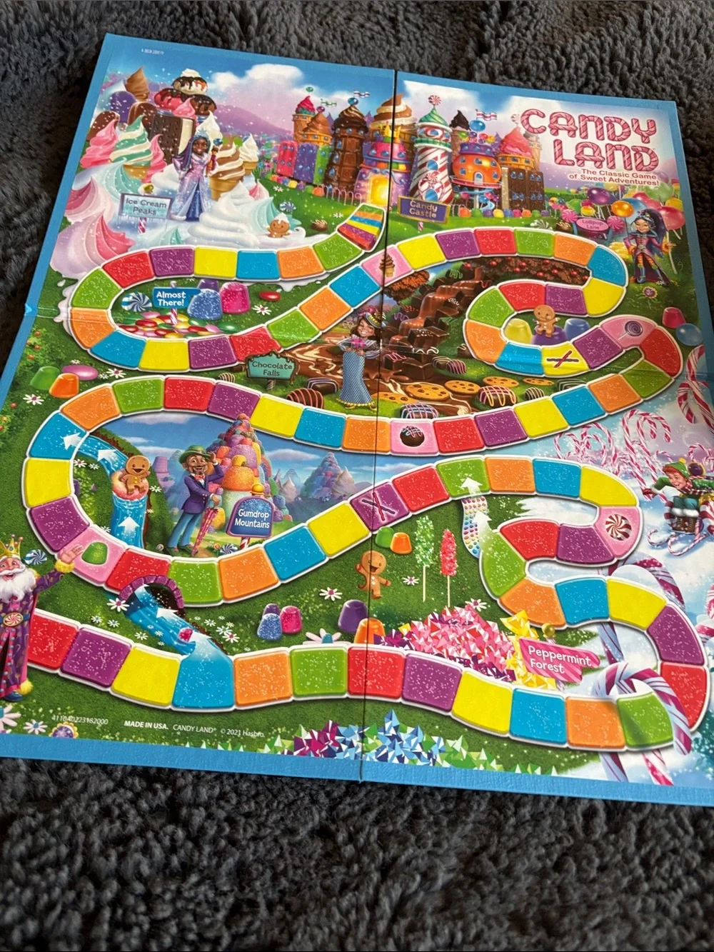 Hasbro Candy Land Board Game - Pink, Purple, Yellow, Blue, Green